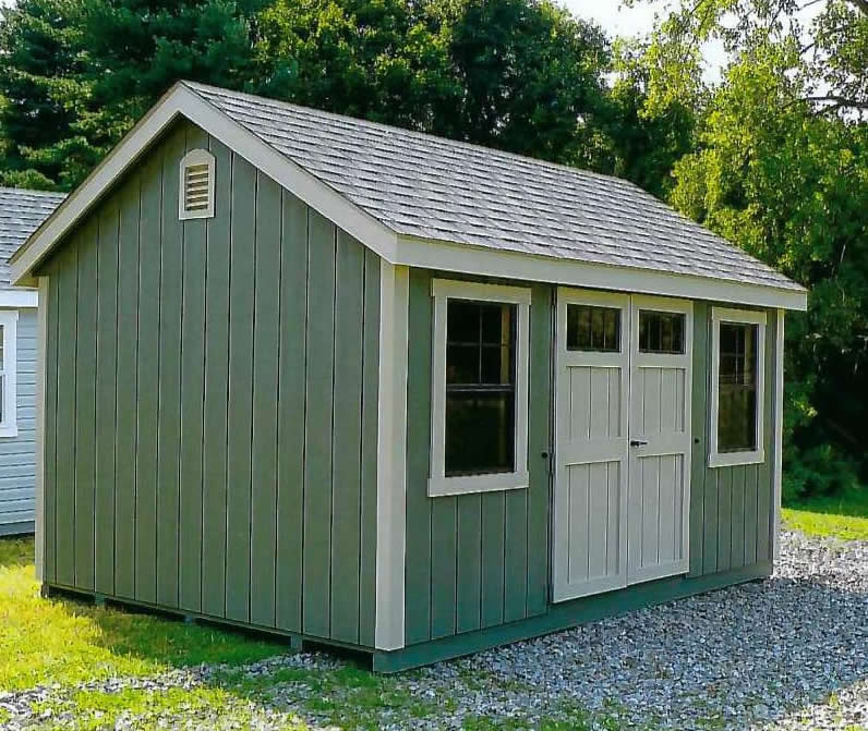 Deluxe Cape Shed C7 - CT Discount Sheds & Amishland Sheds